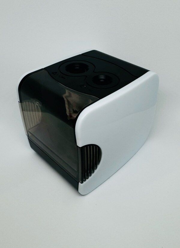 white Crayon sharpener